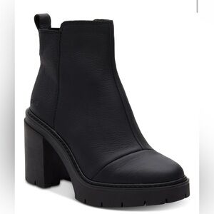 NWT TOMS Women’s Rya Lug Sole Block Heel Boots